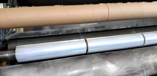 Transparente Paletten-LLDPE-PE-Stretchfolie, transparente Kunststofffolie für die Palettenverpackung